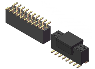 2.0 双排立贴排母（H6.35 Y端  无柱）